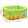 Ball Pool with 300 Balls for Kids 75x75x32 cm