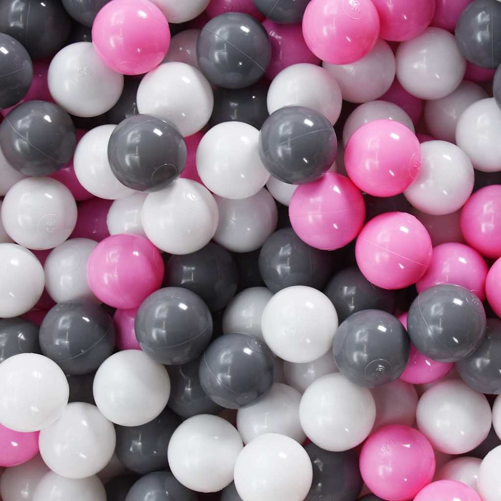 Children Play Tent with 250 Balls Pink 102x102x82 cm