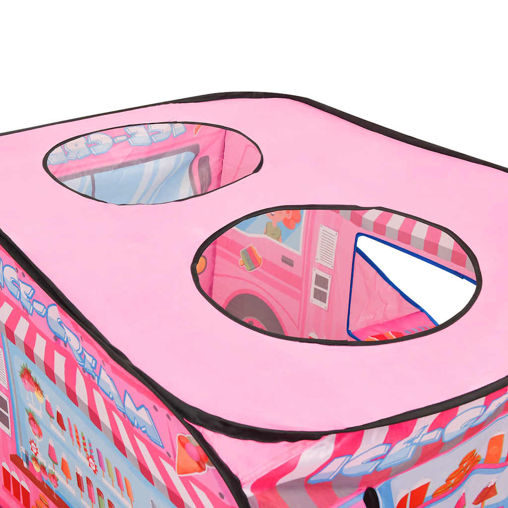 Children Play Tent with 250 Balls Pink 70x112x70 cm