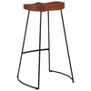 Gavin Bar Stools 2 pcs 50x40x78 cm Solid Wood Mango