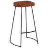 Gavin Bar Stools 2 pcs 50x40x78 cm Solid Wood Mango
