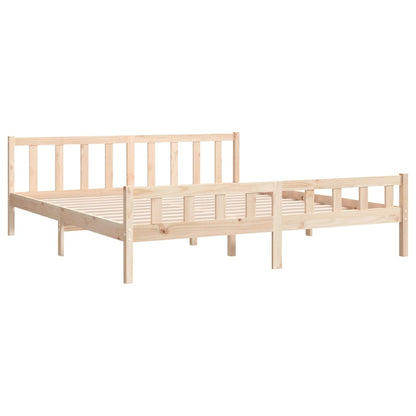 Bed Frame | Natural wood | Solid pine wood | Double | Durable | Bed Frame