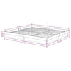 Bed Frame without Mattress White Solid Wood 200x200 cm