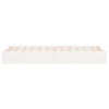 Bed Frame without Mattress White Solid Wood 90x190 cm Single Single