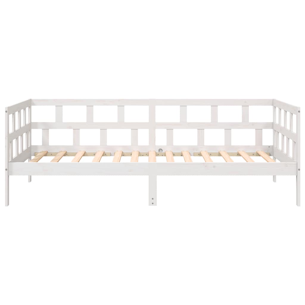 Day Bed | White | Solid pine wood | 90x200 cm