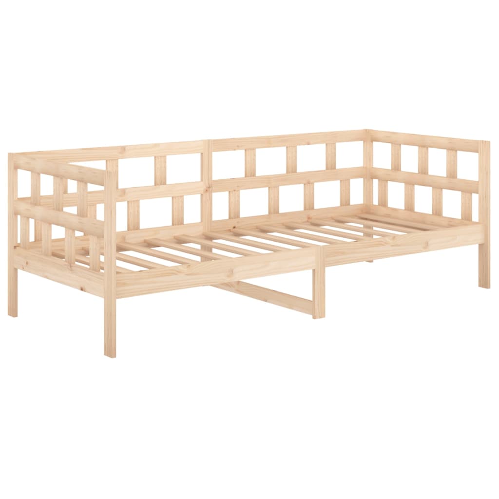 Day Bed | Natural wood | Solid pine wood | Single | Convertible