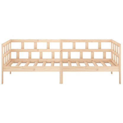 Day Bed | Natural wood | Solid pine wood | Single | Convertible