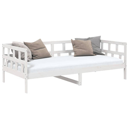 Day Bed | White | Solid Pine Wood | Single