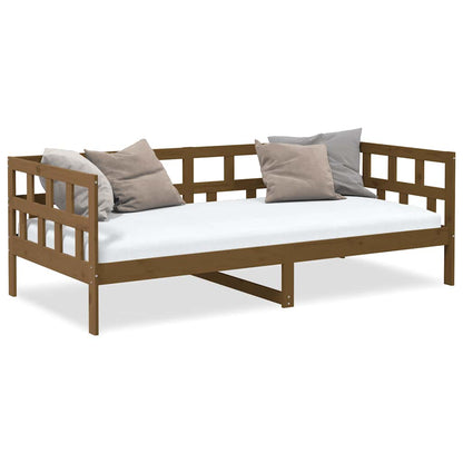 Day Bed | Honey brown | Solid pine wood | Standard |  Convertible