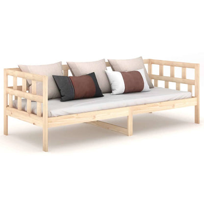 Day Bed | Natural wood | Solid pine wood (untreated) | Single