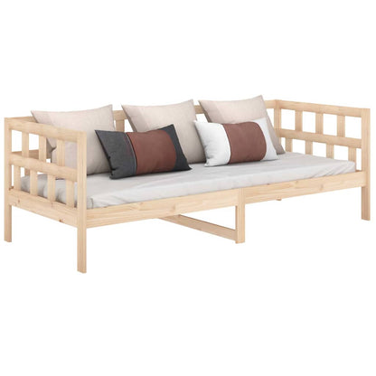 Day Bed | Natural wood | Solid pine wood (untreated) | Single