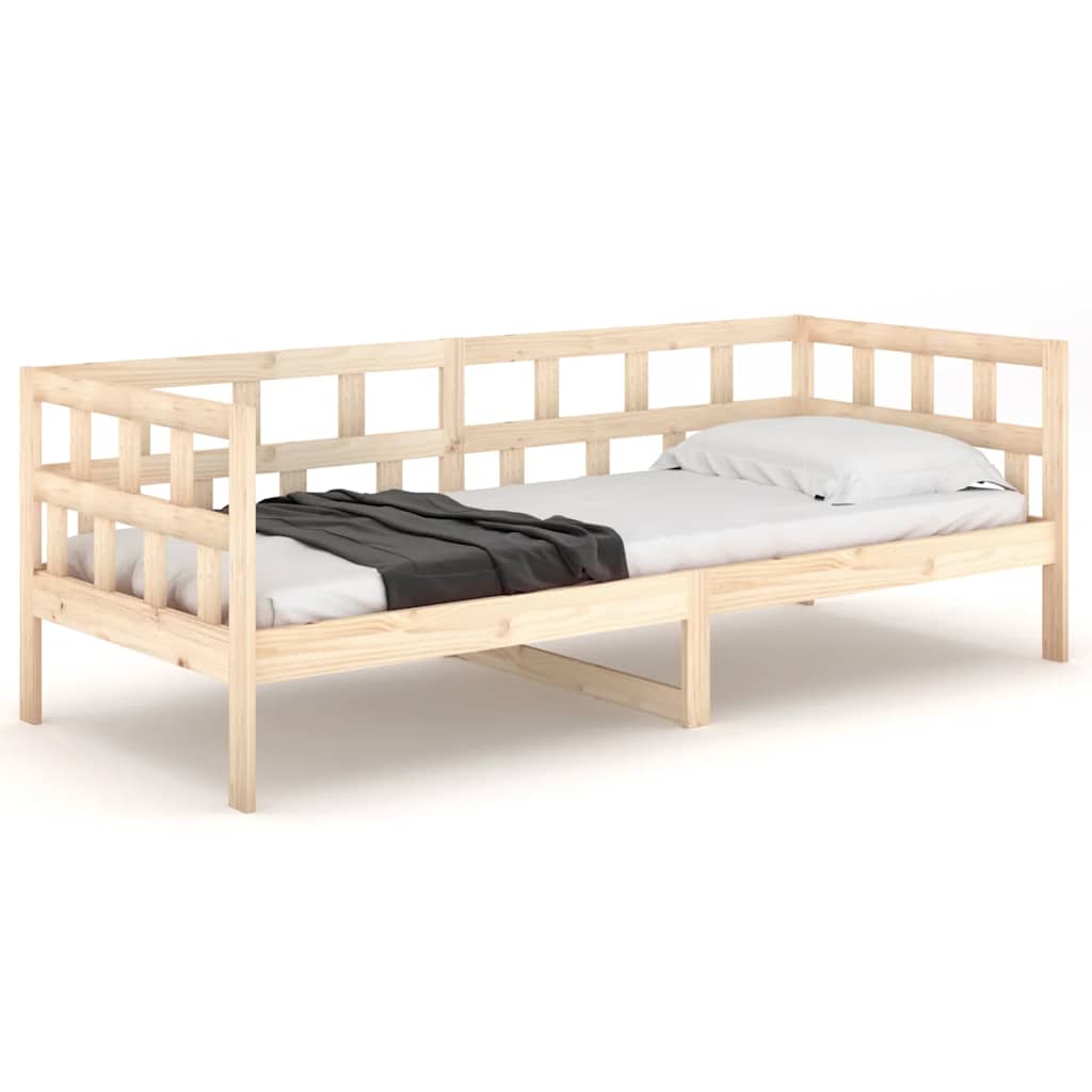 Day Bed | Natural wood | Solid pine wood (untreated) | Single