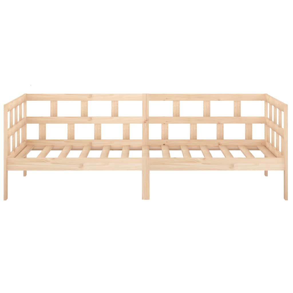 Day Bed | Natural wood | Solid pine wood (untreated) | Single