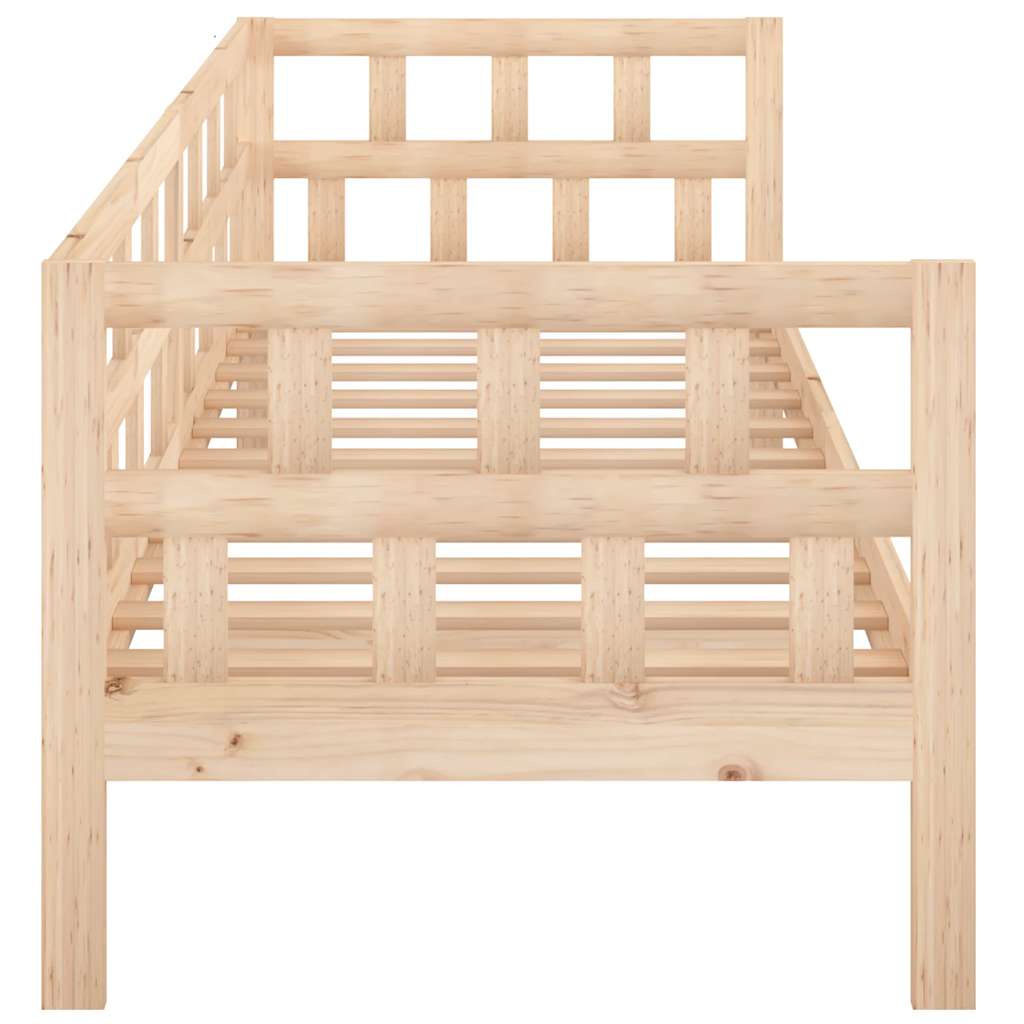 Day Bed | Natural wood | Solid pine wood (untreated) | Single