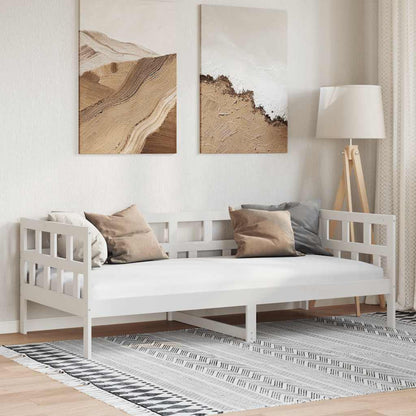 Day Bed | White | Solid pine wood | Single