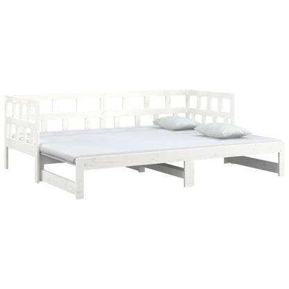 Day Bed | White | Solid pine wood | 2x