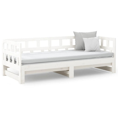 Day Bed | White | Solid pine wood | 2x