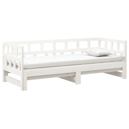Day Bed | White | Solid pine wood | 2x