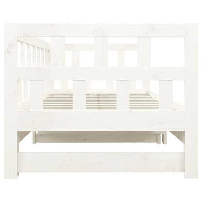 Day Bed | White | Solid pine wood | 2x