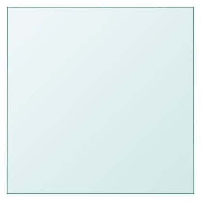Table Top Transparent 40x40 cm Tempered Glass
