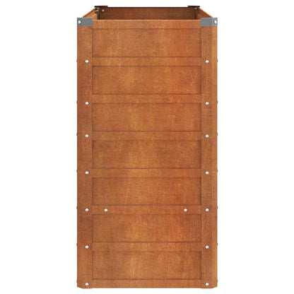 Garden Raised Bed Rusty 100x40x77 cm Corten Steel