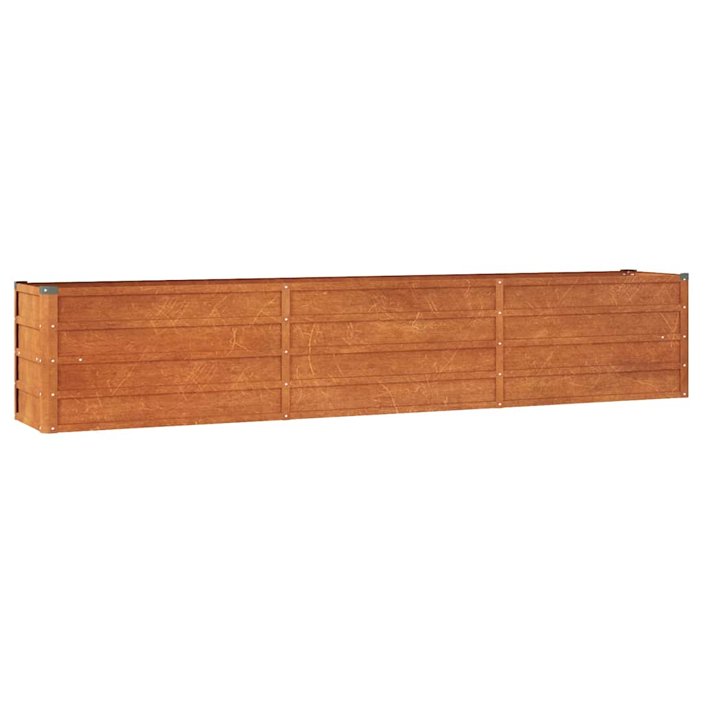 Garden Raised Bed | Rusty | Corten steel | 240 cm x 40 cm x 45 cm