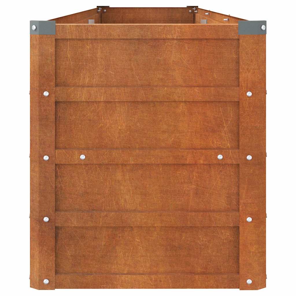 Garden Raised Bed | Rusty | Corten steel | 240 cm x 40 cm x 45 cm