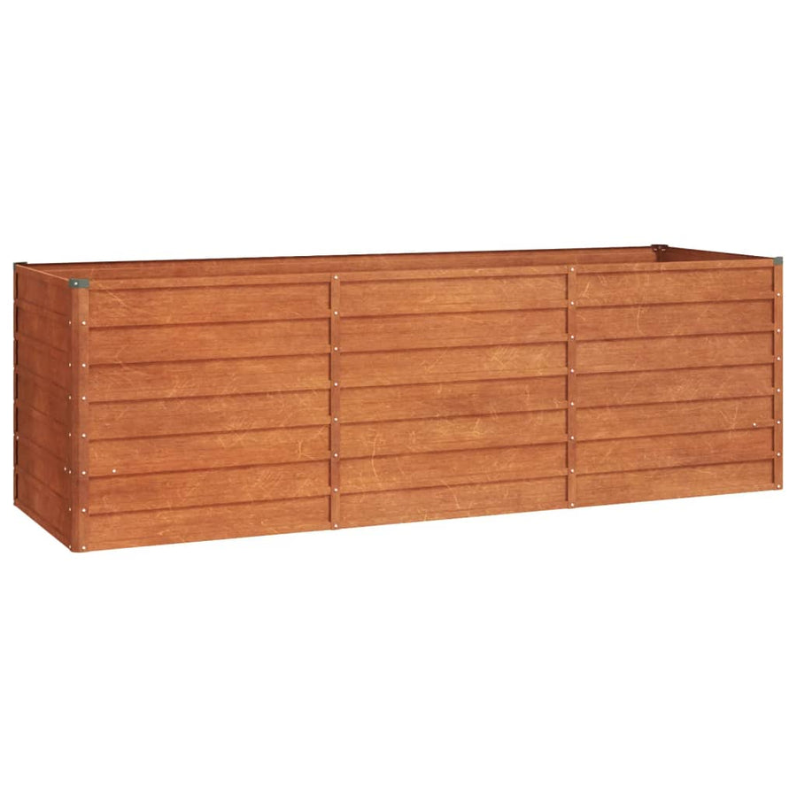 Garden Raised Bed Rusty 94.5"x31.5"x30.3" Corten Steel
