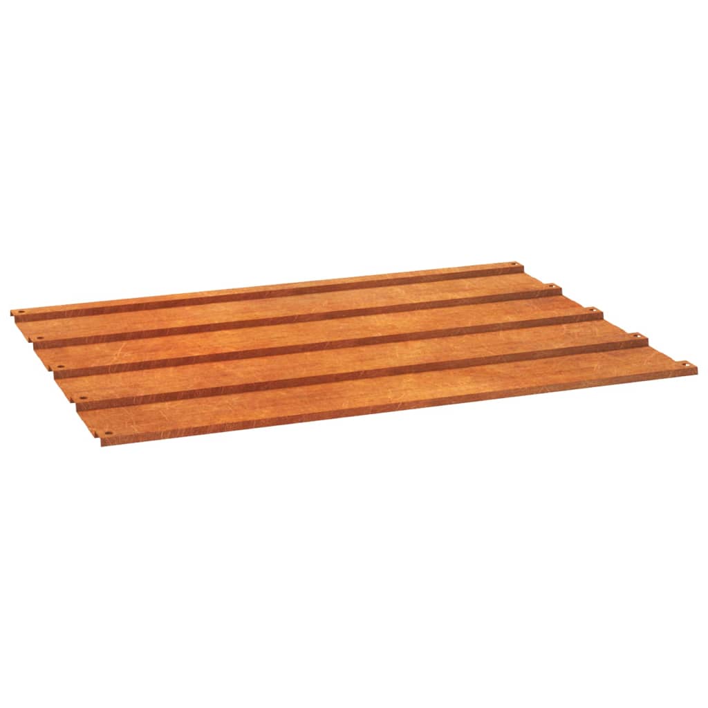 Roof Panels 12 pcs Rusty 60x44 cm Corten Steel