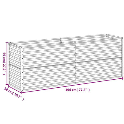 Garden Raised Bed 196 x 50 x 69 cm