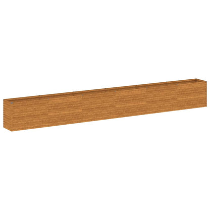 Garden Raised Bed 578x50x69 cm Corten Steel