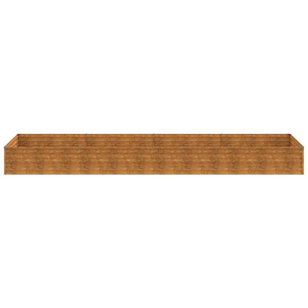 Garden Raised Bed 387x100x36 cm Corten Steel