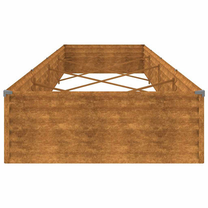 Garden Raised Bed 387x100x36 cm Corten Steel