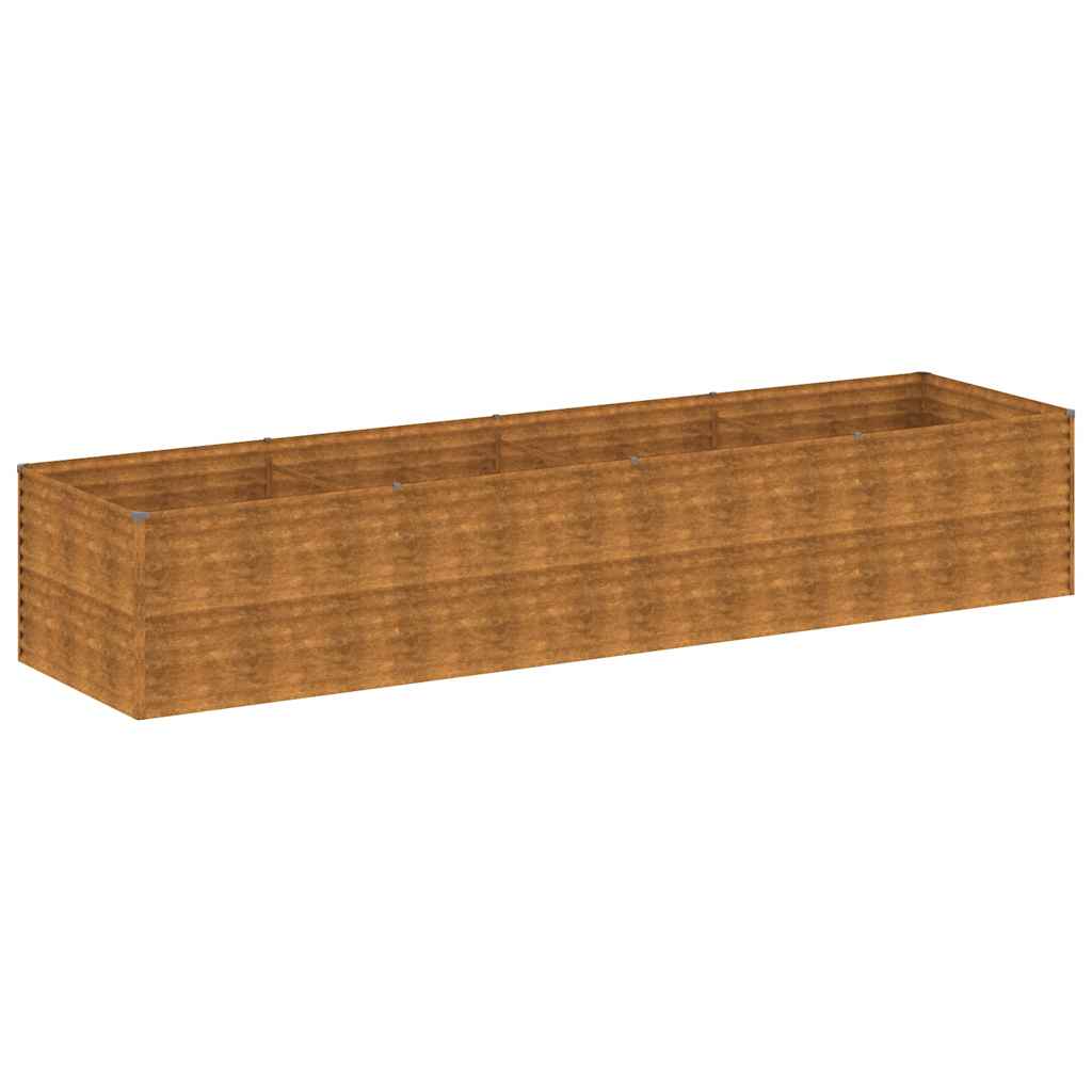Garden Raised Bed 386x100x69 cm Corten Steel