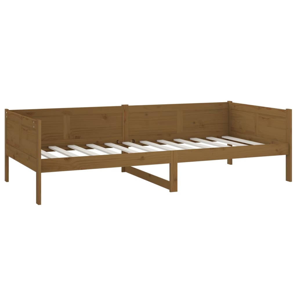 Day Bed | Honey brown | Solid pine wood | Single