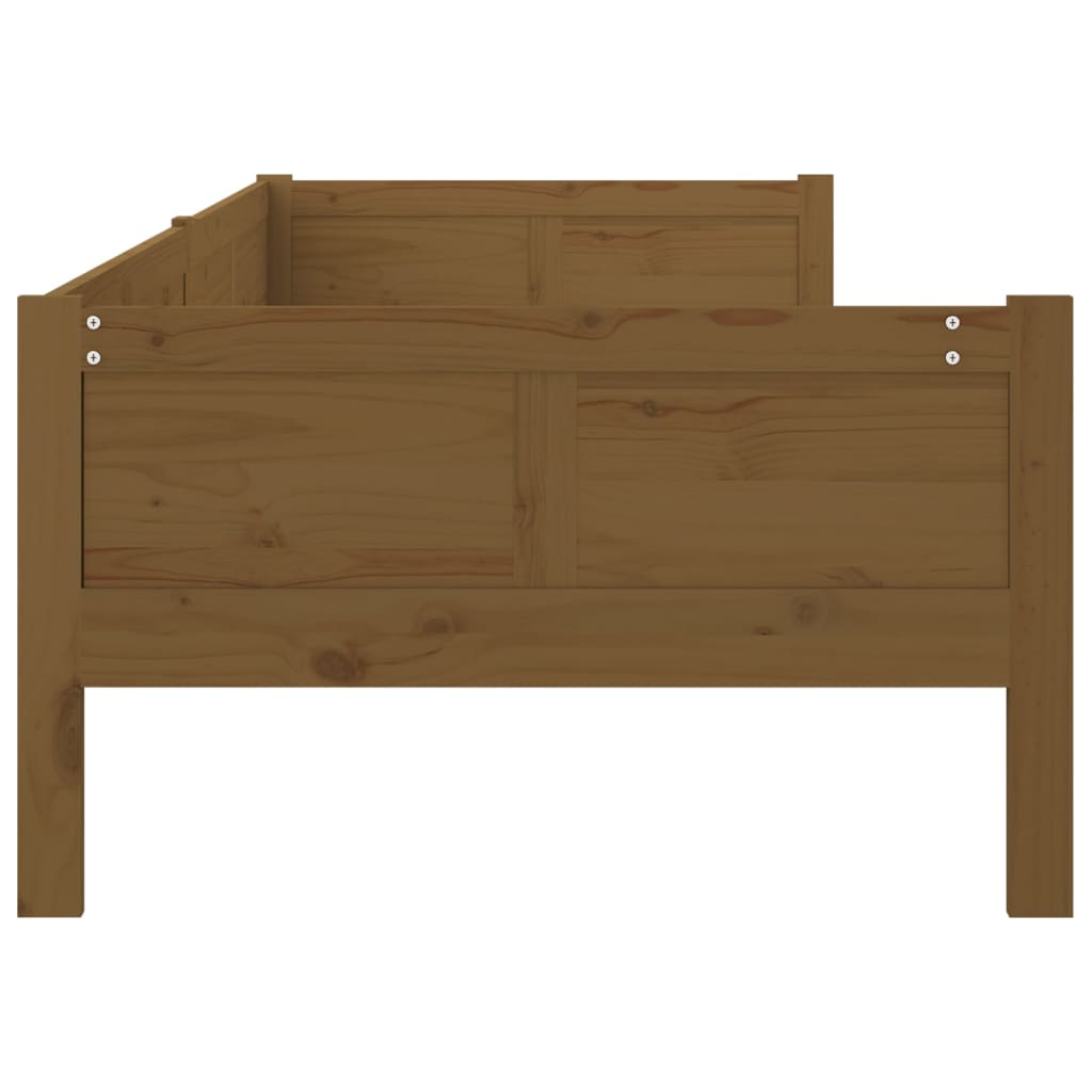 Day Bed | Honey brown | Solid pine wood | Single