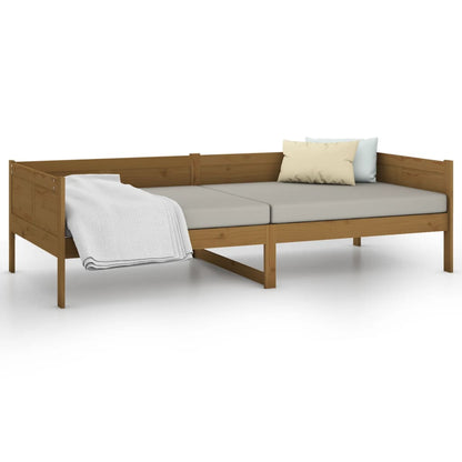 Day Bed | Honey brown | Solid pine wood | Single