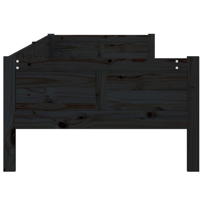 Day Bed | Black | Solid Pine Wood | Single
