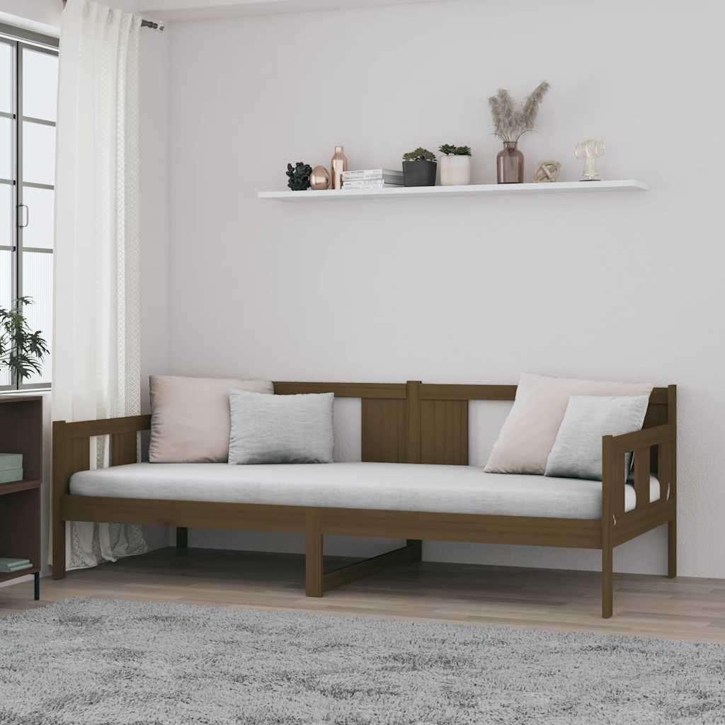Day Bed | Honey Brown | Solid Pine Wood