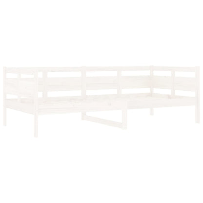 Day Bed | White | Solid Pine Wood, Plywood | 90x200 cm mattress size