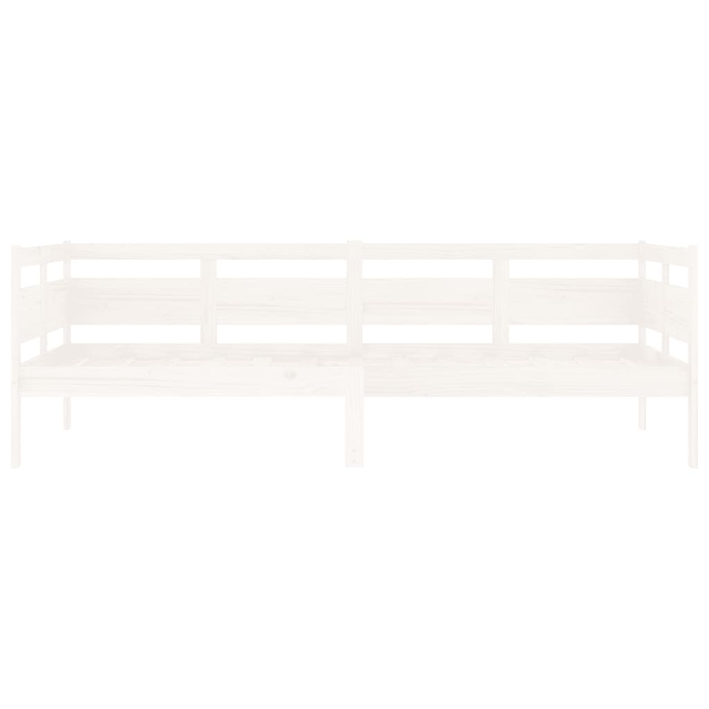 Day Bed | White | Solid Pine Wood, Plywood | 90x200 cm mattress size