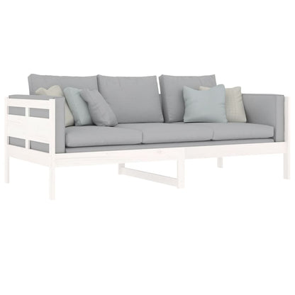 Day Bed | White | Solid Pine Wood, Plywood | 90x200 cm mattress size