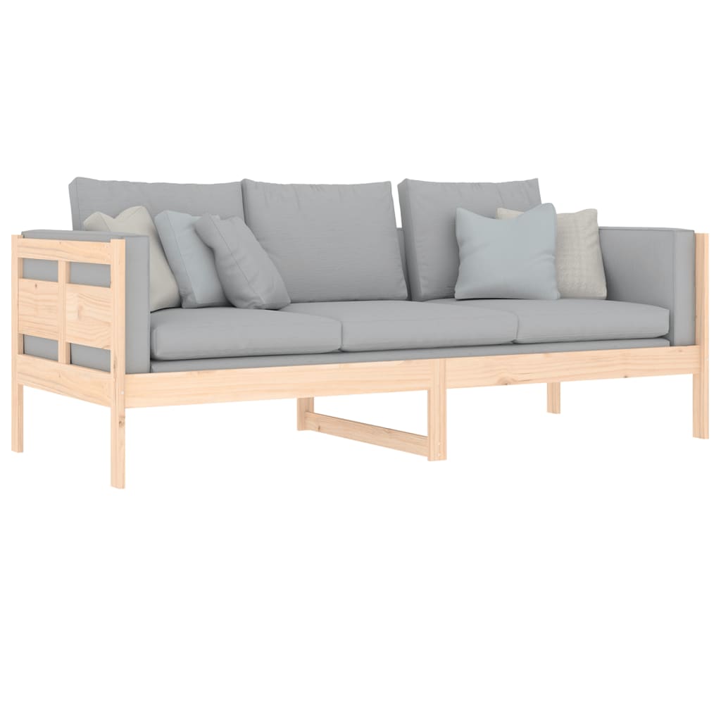 Day Bed | Natural Wood | Solid Pine Wood, Plywood | Single