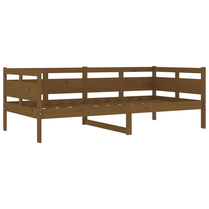 Day Bed | Honey Brown | Solid Pine Wood, Plywood | 90 x 190 cm
