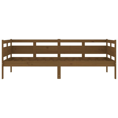 Day Bed | Honey Brown | Solid Pine Wood, Plywood | 90 x 190 cm