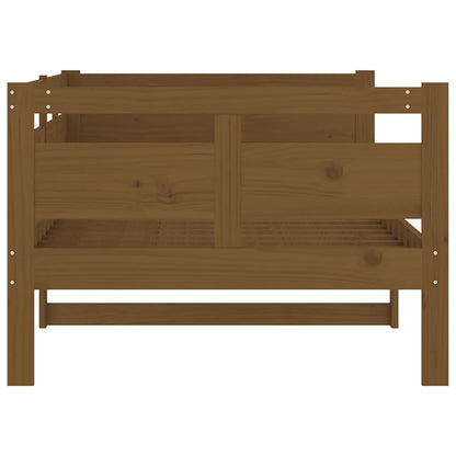 Day Bed | Honey Brown | Solid Pine Wood, Plywood | 90 x 190 cm