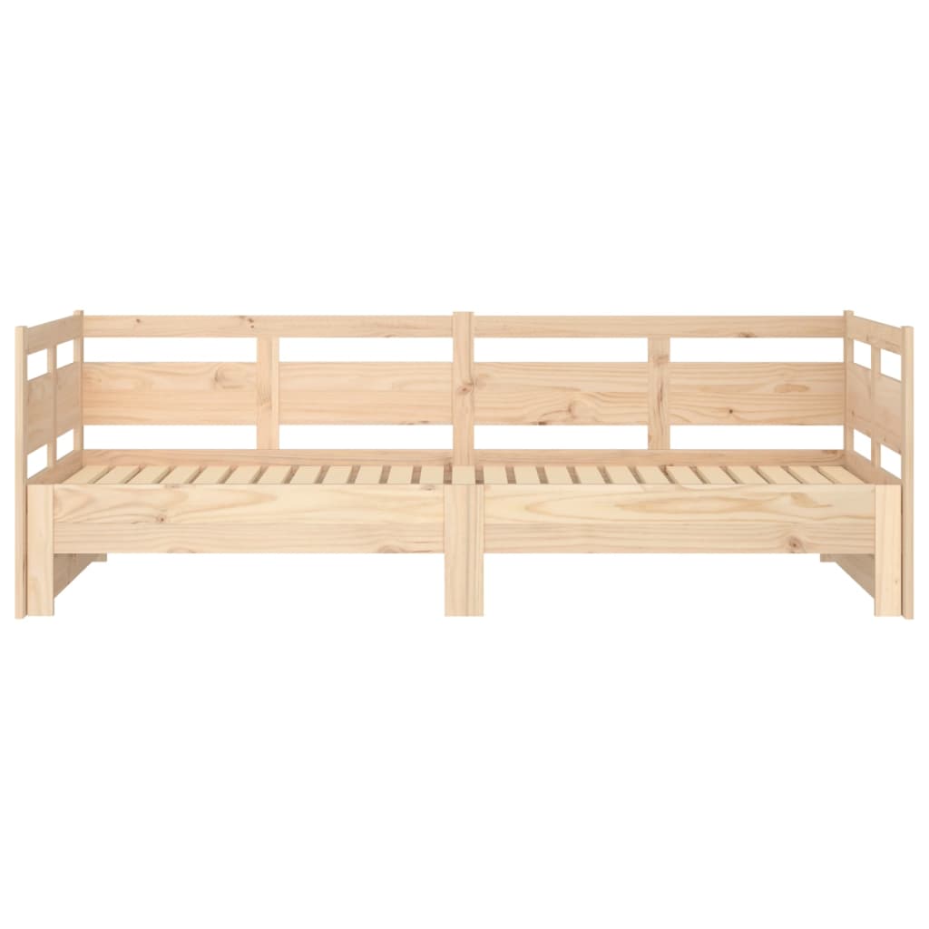 Pull-out Day Bed | Natural | Solid pine wood | Standard double