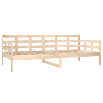 Day Bed | Natural Pine | Solid Pinewood | 90x200 cm | Convertible