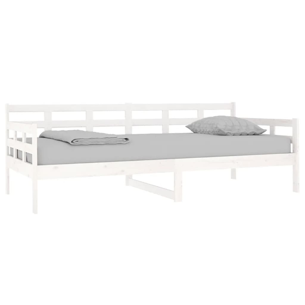 Day Bed | White | Solid pine wood | 90 x 200 cm