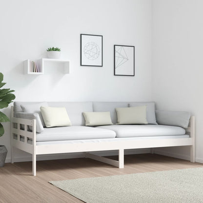 Day Bed | White | Solid pine wood | 90 x 200 cm